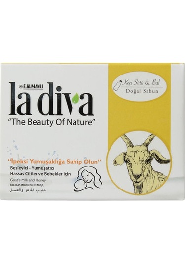 La Diva Doğal Keçi Sütü & Bal Katı Sabun 100 G