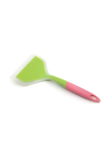 Pembe 1 Adet Turner Kürek Sıcaklığa Dayanıklı Yapışmaz Tava Silikon Spatula Pişirme Gereçler Mutfak Için