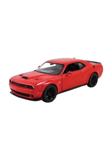 Motormax 2018 Dodge Challenger Srt 1/24 Model Araba Kırmızı