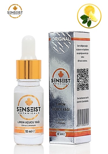 Senseist Botanicals Limon Uçucu Yağı 10ml %100 Saf - Sertifikalı