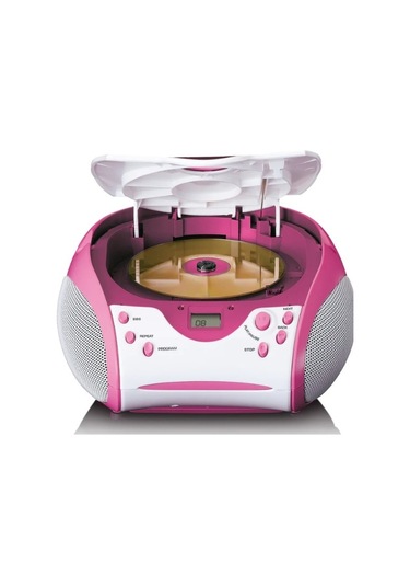 Lenco Scd-24pk Kids - Cd Çalarlı Taşınabilir Stereo Fm Radyo - Pembe
