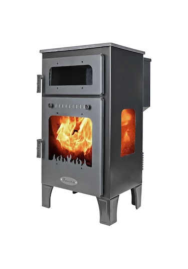 Jupiter Fırınlı Pelet&odun Sobası Kuru Sistem Çam Peleti 10kw.