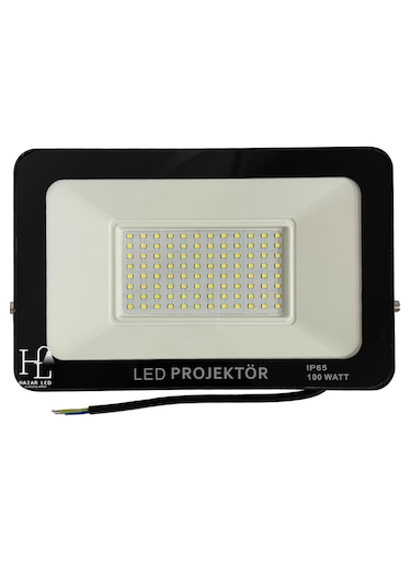 Hazar Led 12-24 Volt 100 Watt Tablet Projektör Beyaz SMD Led Projektör