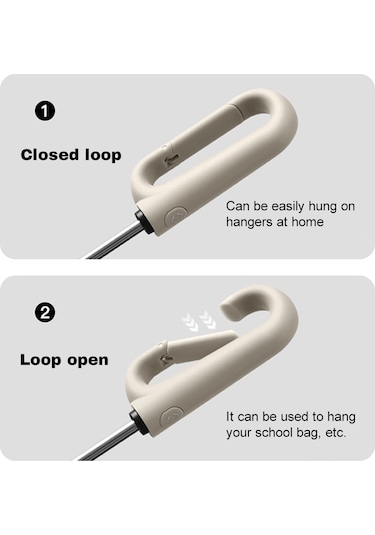 Padalink Siyah Otomatik Çift Kullanimli 10 Kasnakli Rüzgar Dayanikli Katlanabilir Şemsiye - Ters Katlama, Işik Reflektörlü, 280t Dokuma, Kauçuk Sap