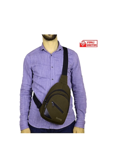 Strong Kanvas Çapraz Askılı Göğüs Ve Sırt Çantası, Body Bag Çanta (413681557)