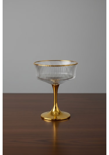 Line Metal Ayaklı Sunumluk 6 Lı Gold Altın