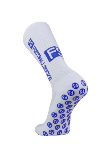 Folinda Profesyonel Futbol Çorapları, Silikon Süpürge Anti Kayma, Spor Antrenman Maç İçin, Mavi Mavi