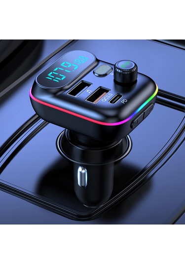 Suntek Araç Ses Adaptörü Tip C Pd20w Usb Qc3.0 U Disk Oynatma