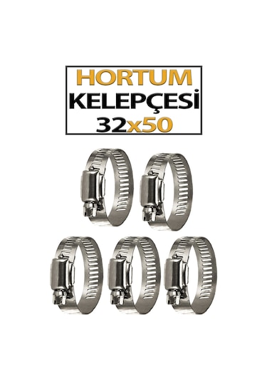 Hortum Kelepçesi 5 Adet 32x50' Lik