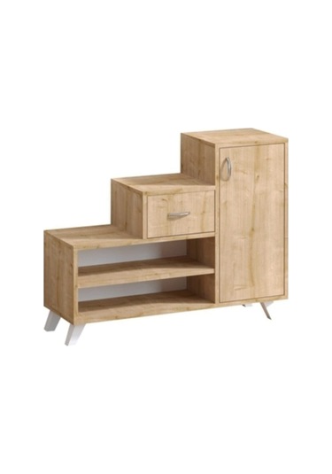 Decormet Retro Ayakkabı Dolabı Safir Meşe Safir Meşe