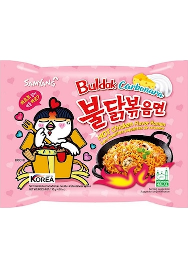 Samyang Buldak Carbonara Hot Chicken Flavor 130 G