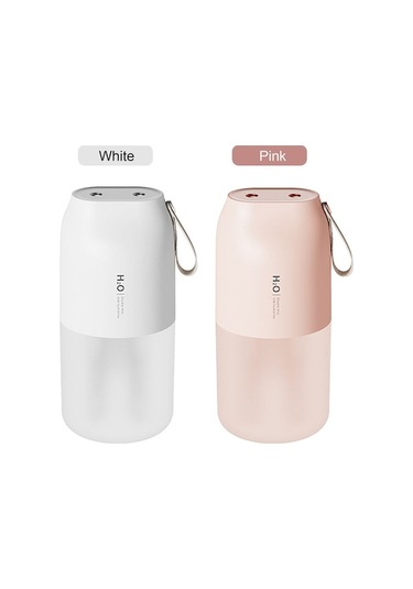 Dancemonkey Usb Taşınabilir Nemlendirici - 2 Püskürtmeli, Led Işıklı, Otomatik Kapanma, Ev & Araç