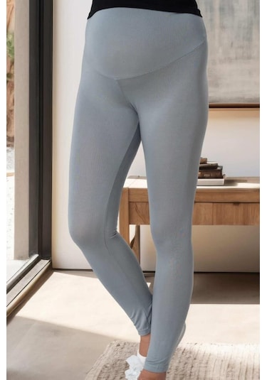 Mecit Pijama Mecit 1757 Bayan Gri Hamile Lohusa Tayt 001