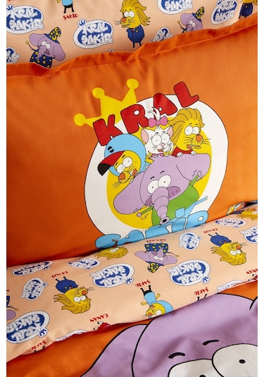 Karaca Home X Kral Şakir Süper Ekip Tek Kişilik Nevresim Takımı 200.22.14.0390