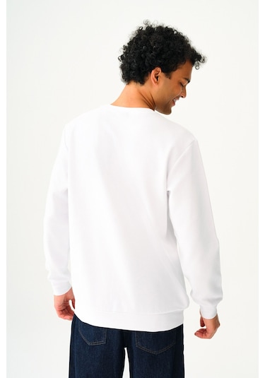 Loft Erkek Sweatshirt Lf2037422 BEYAZ