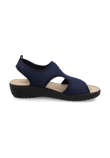 Sneaker Günlük Kadın 55 E71 La Fly Flot Cloth Sandal Blue Lacivert