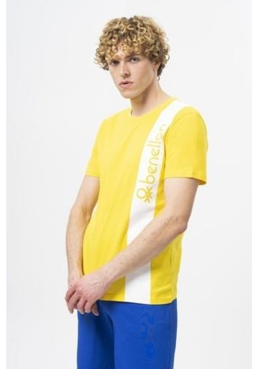 Benetton T-shırt Ekru