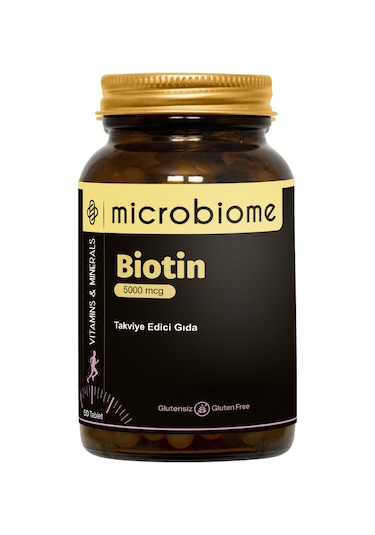 Microbiome Biotin 5000 Mcg 50 Tablet