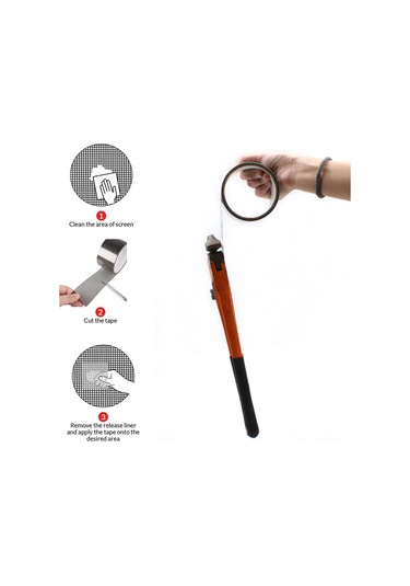 Kosona Sinek Teli Onarım Bandı - Su Geçirmez, Kendinden Yapışkanlı, 5cmx2m Gri