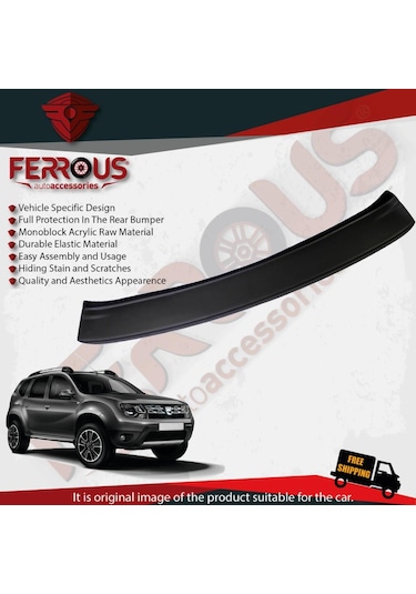 Dacia Duster Arka Tampon Üstü Koruyucu 2010 2017 Model N11.14642
