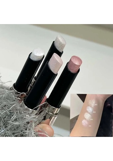 Pırıltılı Fosforlu Çubuk Doğal Elmas Glitter Beyaz Vurgu Göz Farı Kalem Kontur 02 01