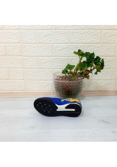 Mpone 1368 Mavi-turuncu Erkek Çocuk Halısaha Futbol Ayakkabı 001