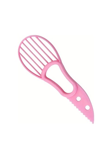 Mavi 3-in-1 Avokado Dilimleyici Shea Tart Tereyağı Meyve Soyucu Kesici Hamuru Ayırıcı Plastik Bıçak Mutfak Sebze Araçları Ev Aksesuarı Mavi