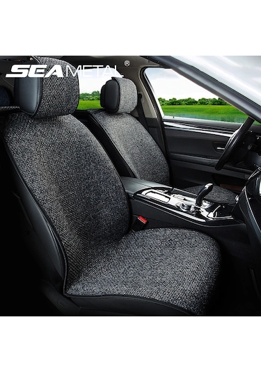Liangmei Seametal Keten Araba Koltuğu Kapağı Nefes Alabilir