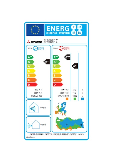 Mitsubishi Heavy SRK35ZSP-W(S) Silver 12000 BTU Inverter Duvar Tipi Klima