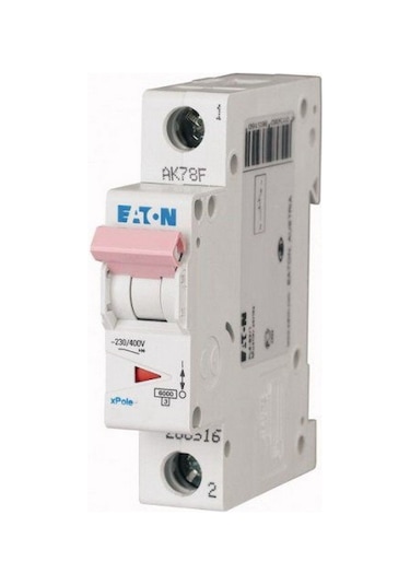 Eaton 286523 Minyatür Devre Kesici - 6ka - B Eğrisi - 1x25a