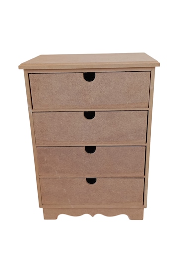 Çekmeceli Boyanabilir Kutu