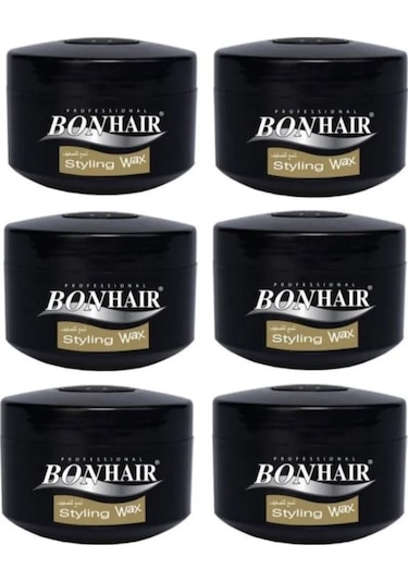 Bonhair Profesyonel Styling Wax 6 x 140 ML