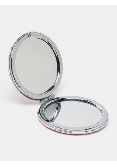 Gigi Panda Magic Yazılı Unicorn Tekboynuz Desenli Katlanır Yuvarlak Makyaj Aynası