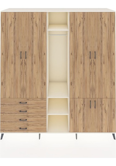 Kronos Dolap 14 Raflı 4 Çekmeceli Tek Askılı 220x59x243 Aytaşı-çam/çam Atlas Çam/atlas Çam Kronos Dolap 14 Raflı 4 Çekmeceli Tek Askılı 220x59x243 Aytaşı-çam/çam Atlas Çam/atlas Çam