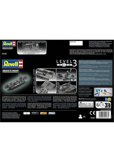 Revell Maket Model Kit Gemi German Midget Submarine Type Molch 5187