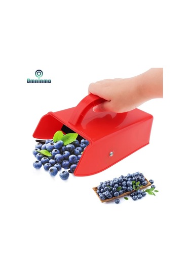 Fochsia Epathchina Kırmızı Metal Taraklı Büyük Kapasiteli Plastik Meyve Toplama Aracı