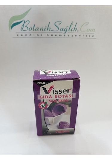 VİSSER MOR RENK GIDA BOYASI TOZ - 9 GR