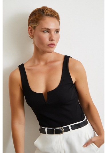 V Demirli Top Siyah Siyah