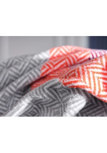 Doqu Nida Battaniye Çift Kişilik Nar Çiçeği Diğer