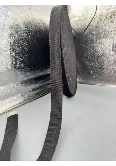 Paşateks 3 Cm Pamuk Kolon Şerit-5 Metre-siyah