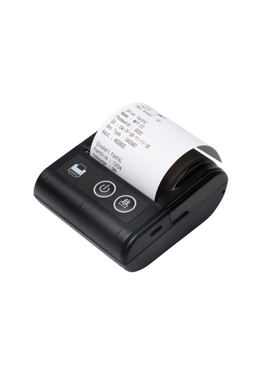 Jk-5803p 2" 57 Mm Makbuz Yazıcısı + 1 Rulo Sarf Malzemesi Siyah