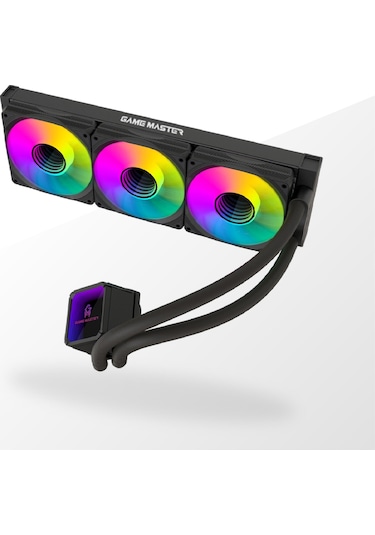Game Master 3 Fanlı Argb 360MM Watercooler Siyah Sıvı Soğutma