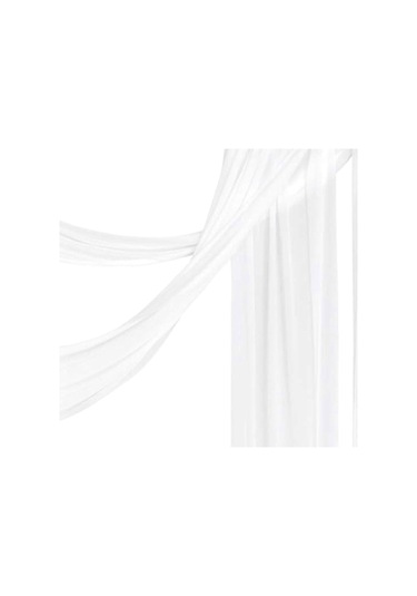 Homyl Düğün Kemeri Drapaj Masa Koşucusu Arka Plan Temalı Beyaz