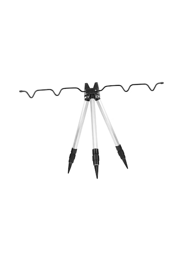 Wezone Alüminyum Alçı Tripod Olta Asma Aleti: 5 Olta Destekli, Çekirdekli, Taşınabilir Ve Dayanıklı Olta Tutucu