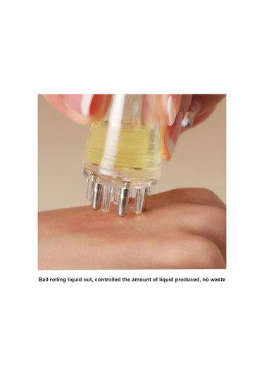6 Ml Saç Derisi Aplikatör Mini Kafa Masaj Rulo Topu Fırça Saç Diğer