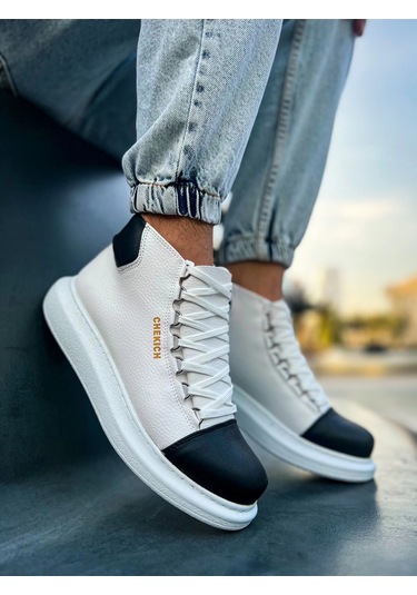 Ch258 - Gbt Roma Colourful Erkek Bot Beyaz/sıyah Çok Renkli