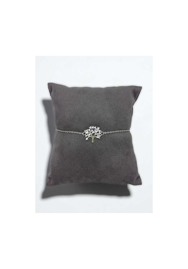 925 Ayar Gümüş Yaşam Ağacı Figürlü Taşlı Bileklik Zarif Ve Anlamlı Tasarım Gümüş