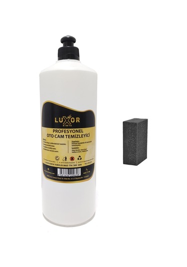 Luxor Kimya Profesyonel Cam Yüzey Temizleyici 1 Litre Süngerli