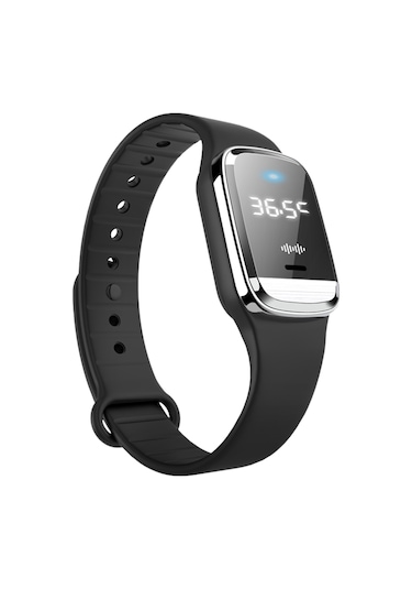 Xindoker "çocuklar Ve Yetişkinler İçin Ultrasonik Sinek Kovucu Bileklik - Saat Ve Sıcaklık Ölçer Fonksiyonlu"