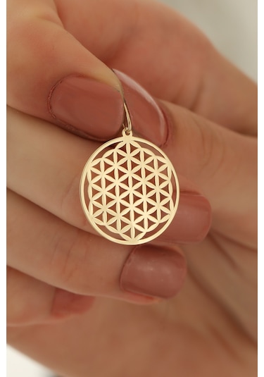 14 Ayar Altın Yaşam Ağacı Kolye Ucu